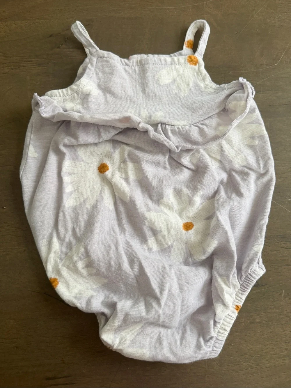 Little Co. by Lauren Conrad Baby Floral Knit Organic Cotton Romper Button ЗM